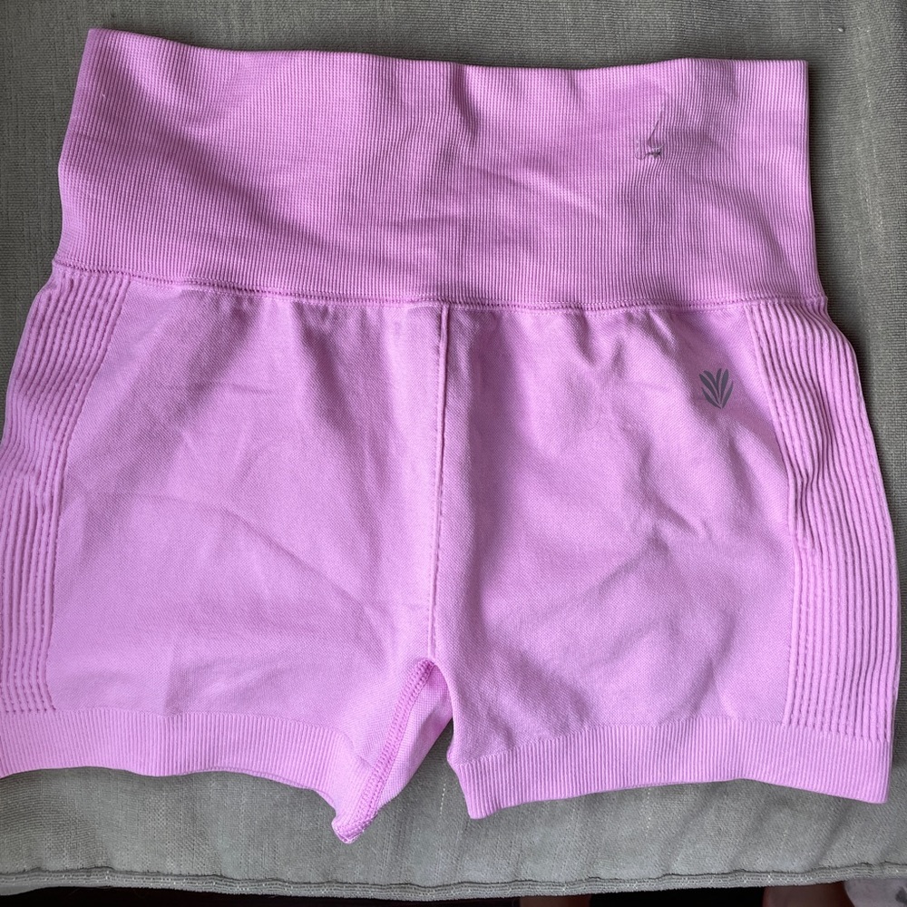 cute pink biker shorts